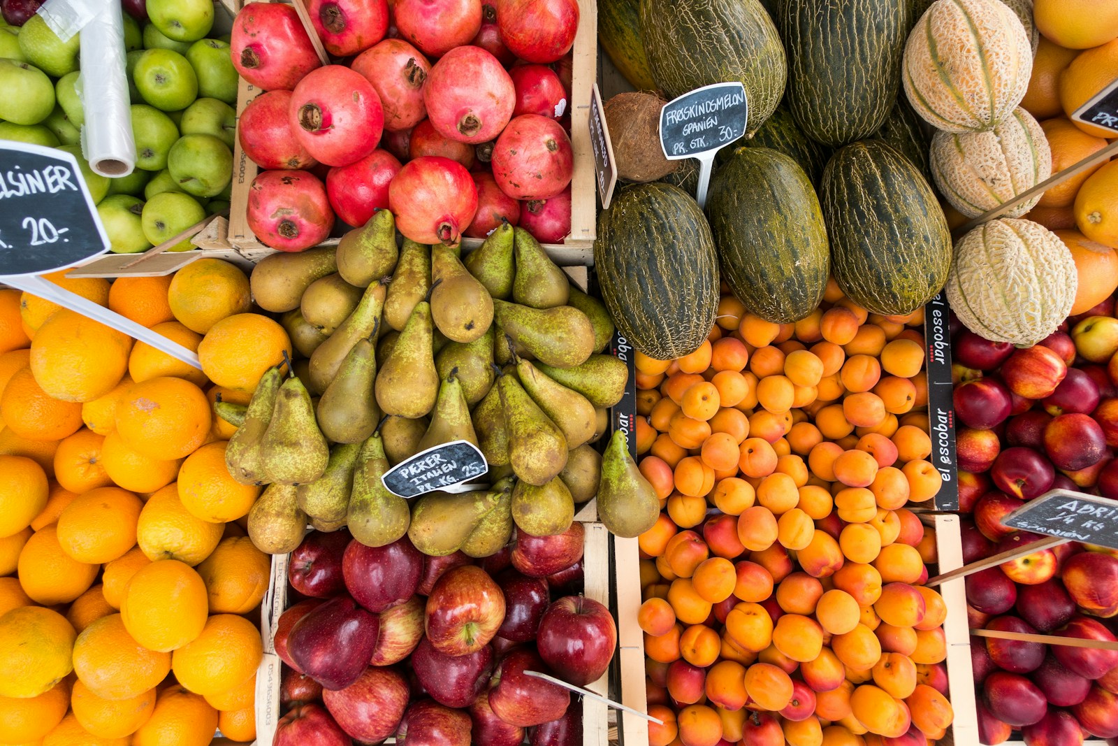 Safety Basics of Cold Chain Logistics top view photo of produce stand