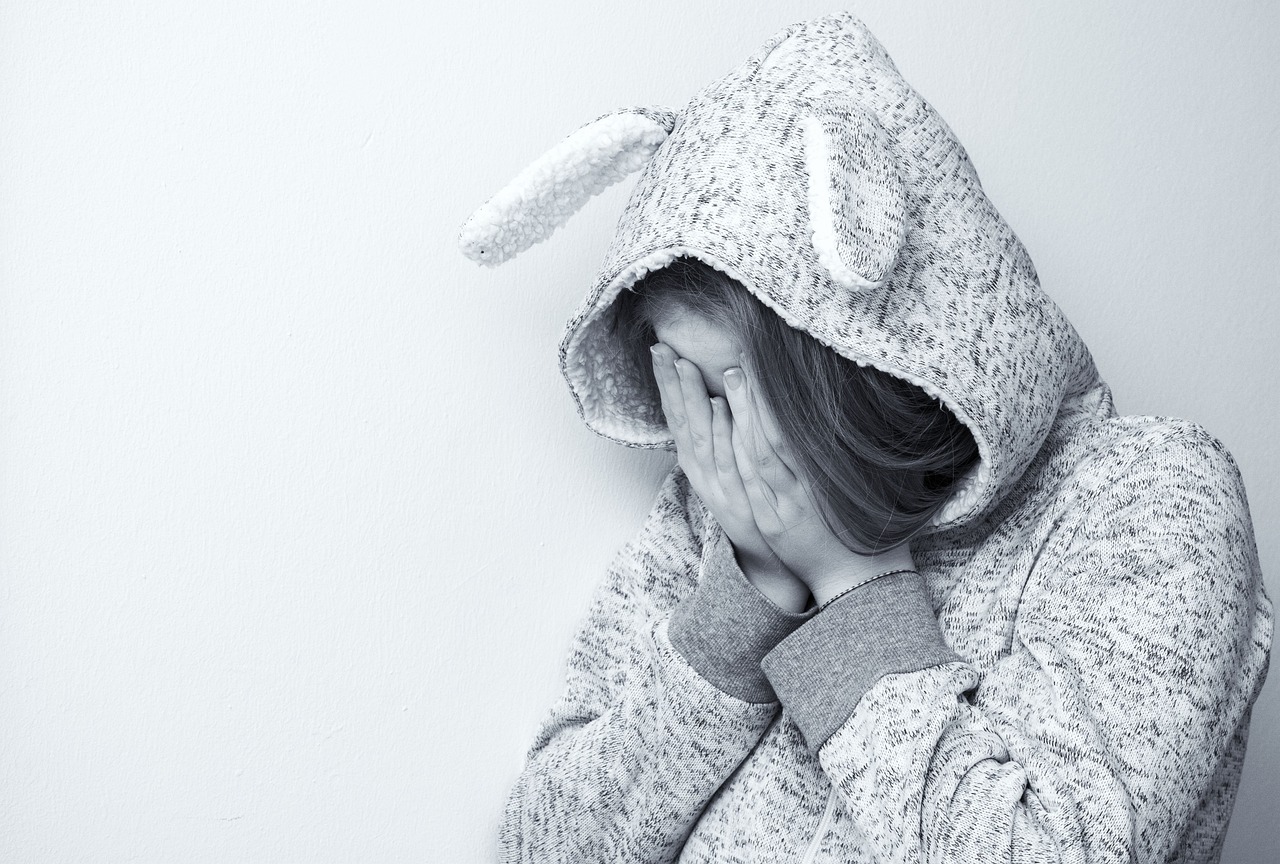 The Morning After Mourning woman, sad, portrait, crying, desperate, depressed, cry, hopeless, loss, teenager, despair, depression, girl, tormented, torment, sadness, fear, anxious, tears, mourning, alone, sad girl, lonely, bullying, hoodie, emotion, young, person, human, problem, monochrome, black and white