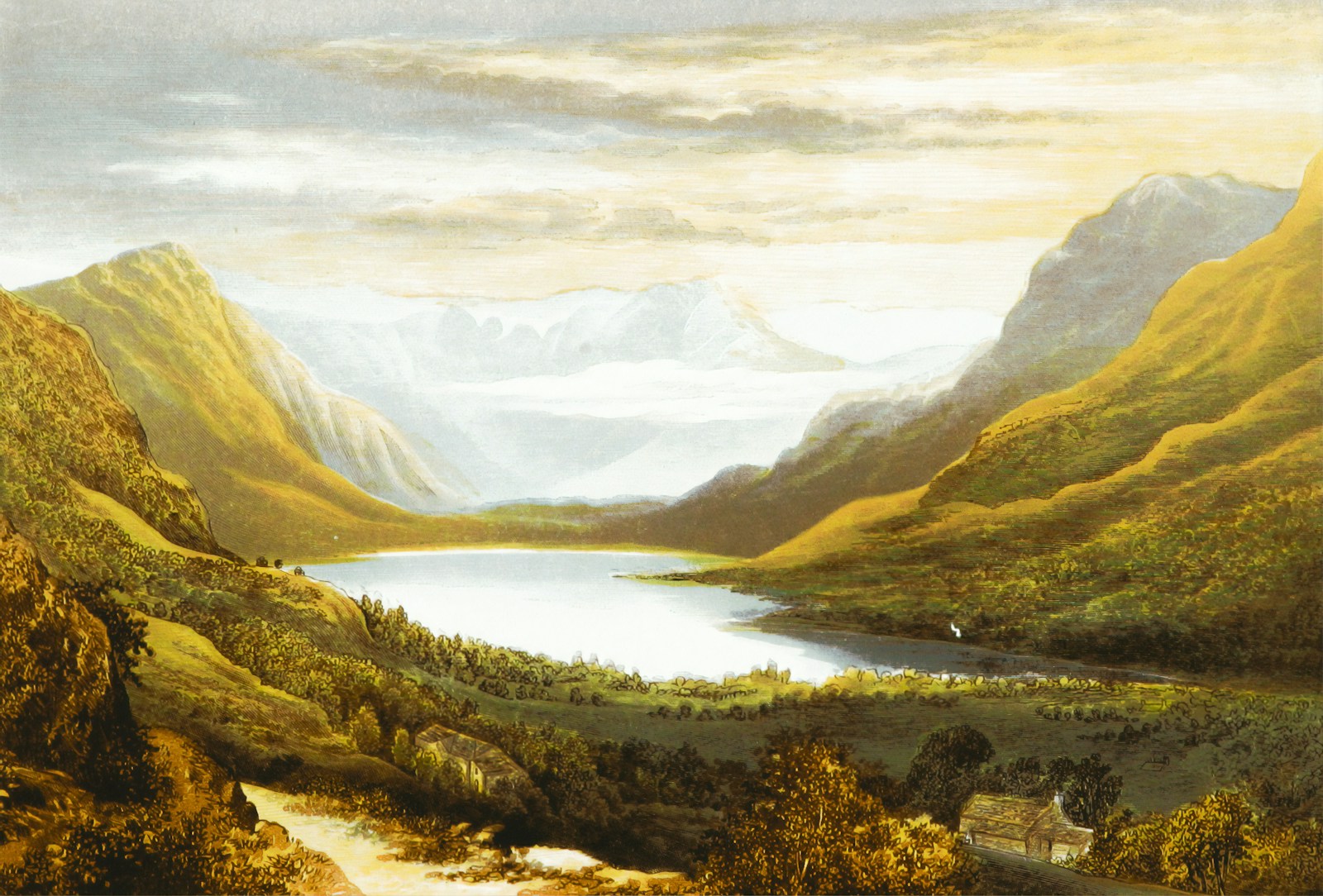 Let's bring out beauty to share green and brown mountains under white clouds during daytime