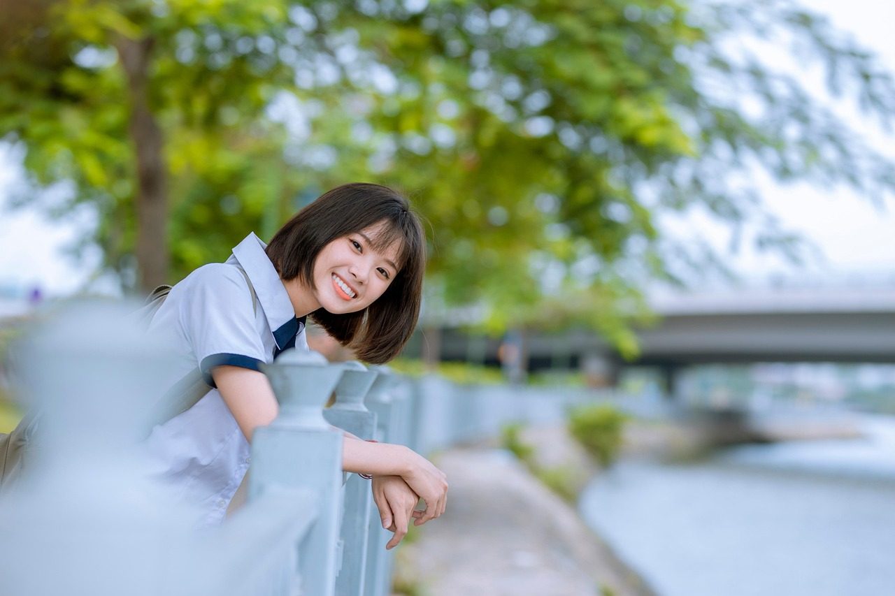 5 Cosmetic And Preventive Care Tips To Maintain A Balanced Smile girl, student, asian, uniform, school uniform, young woman, asian girl, portrait, model, asian model, modeling, pose, posing, smile, smiling, student, student, student, student, student, asian, asian girl